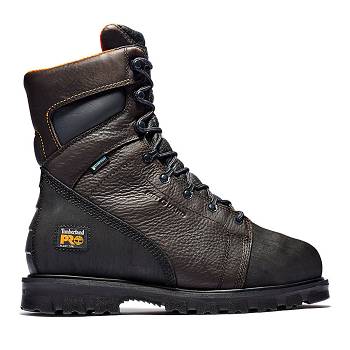 Timberland Férfi PRO Rigmaster 8" Met Guard Alloy Toe Vízálló Bakancs Barna